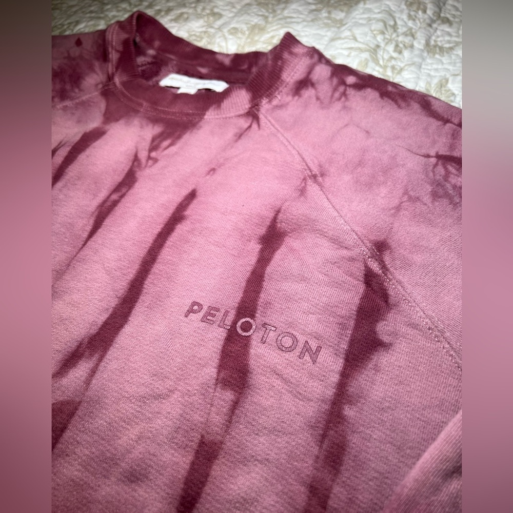Spiritual Gangster Peloton Tie Dye Terry Sweatshirt, size medium Athleisure - Picture 2 of 11